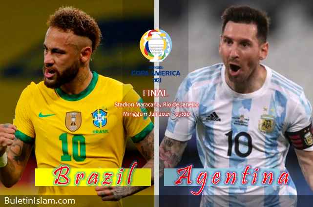 Jadwal brasil vs argentina 2021