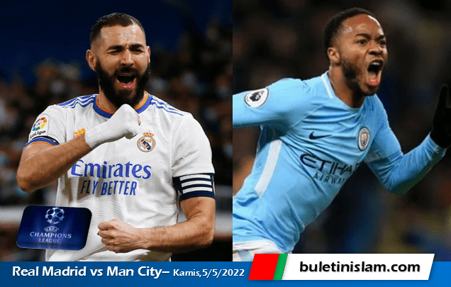 Real Madrid vs Manchester City Liga Champions